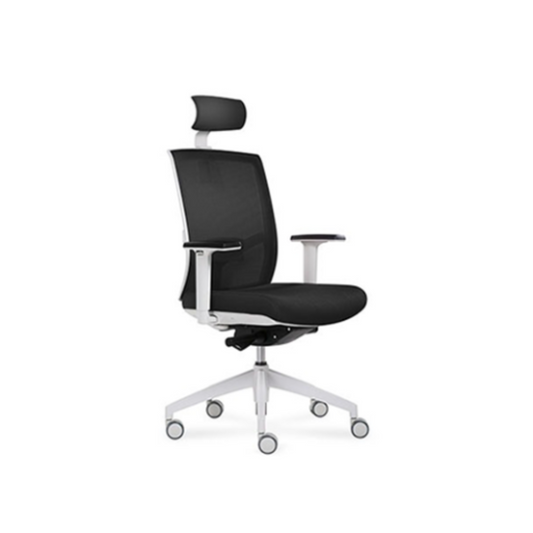 Black & White Revolving Chair