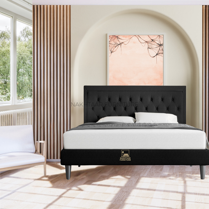 Luxurious Tufted Headboard bed