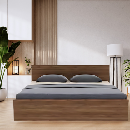 Sleek Wood Bed Frame