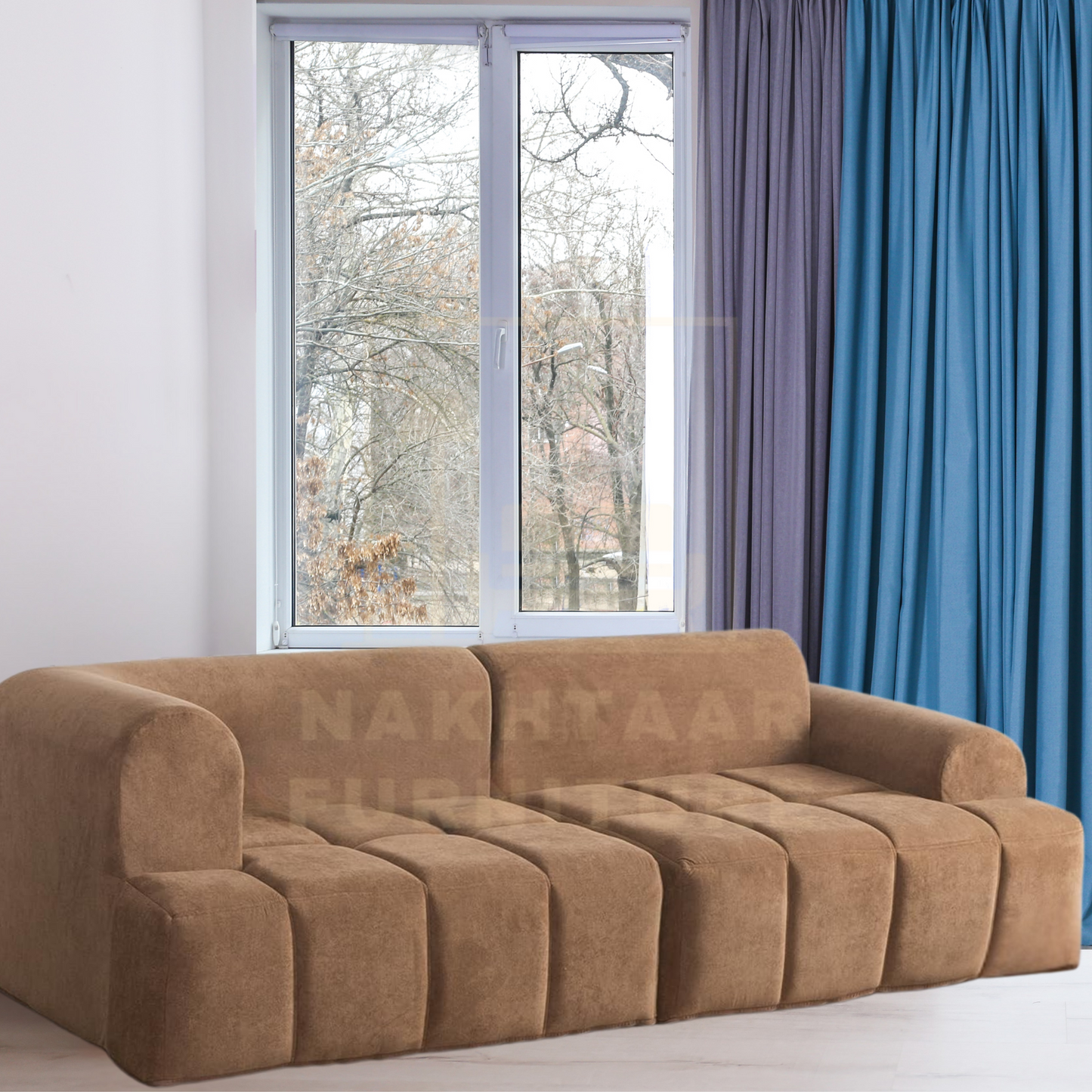 Modern Modular Plush Sofa