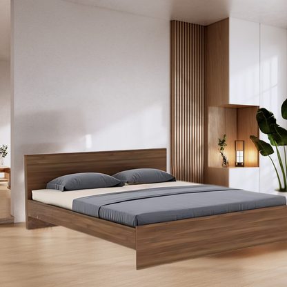 Sleek Wood Bed Frame