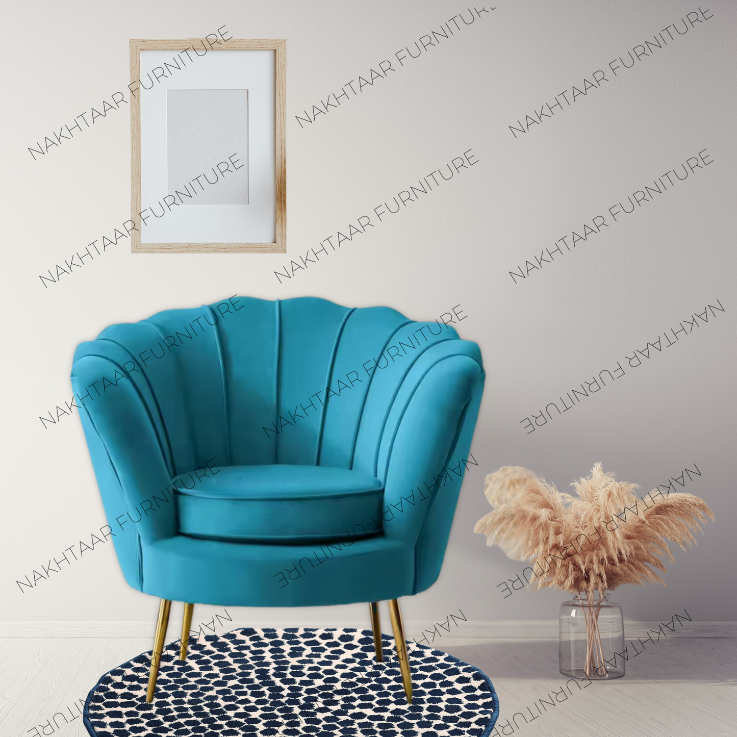 Chic Velvet Accent Chair