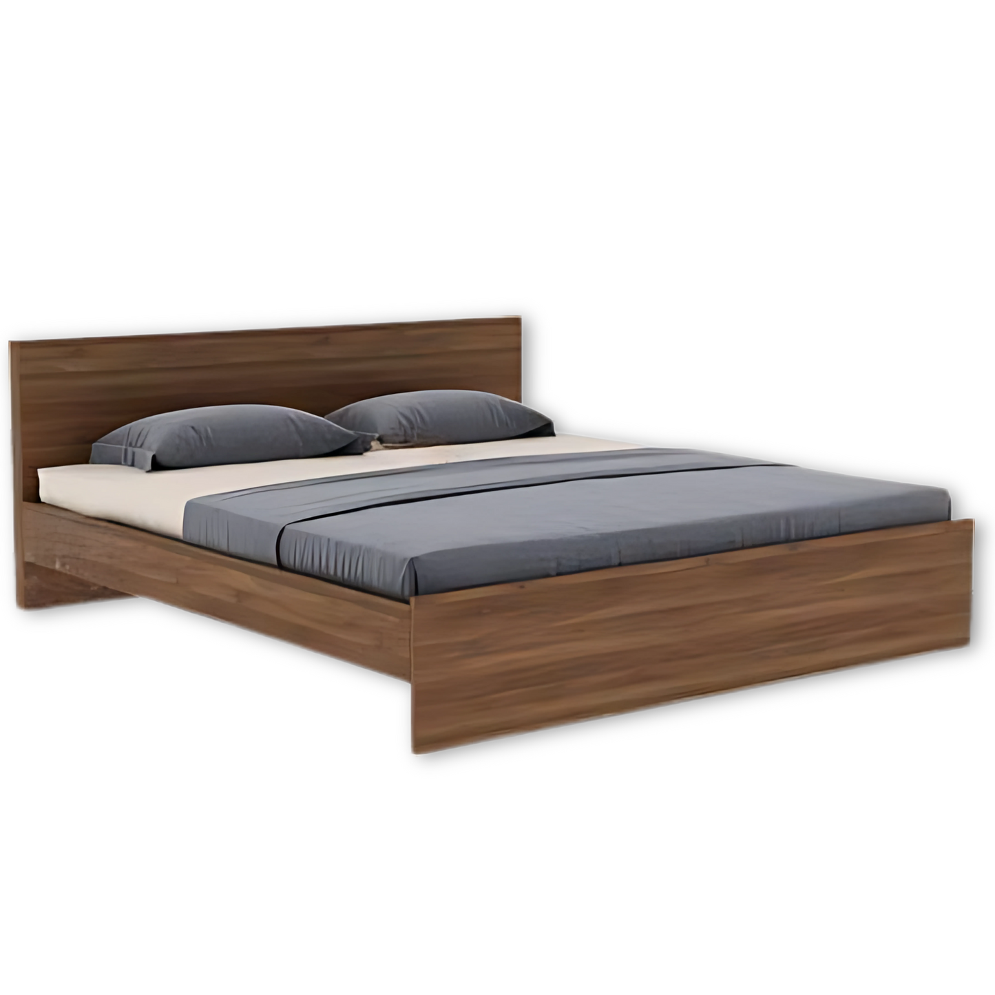 Sleek Wood Bed Frame