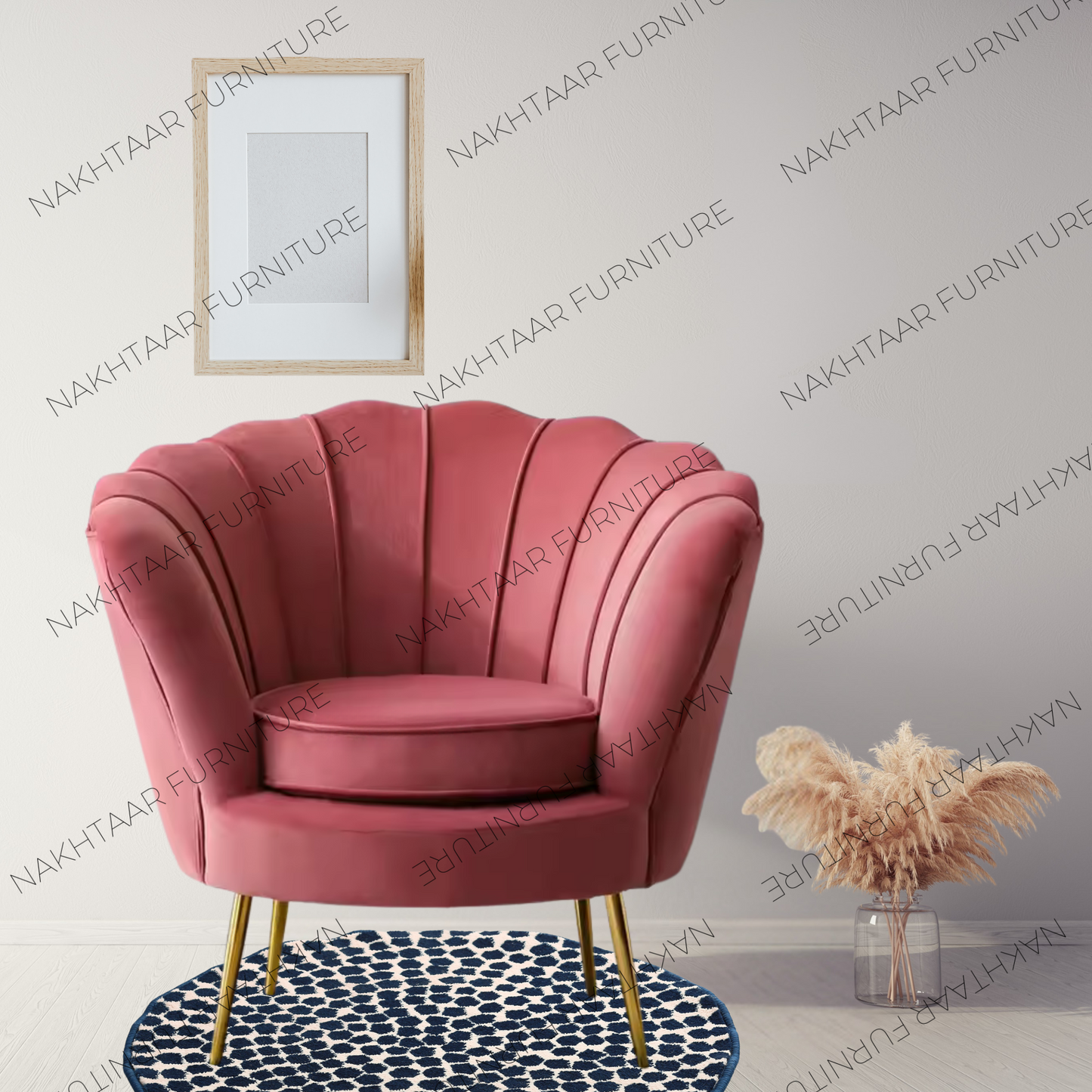 Chic Velvet Accent Chair