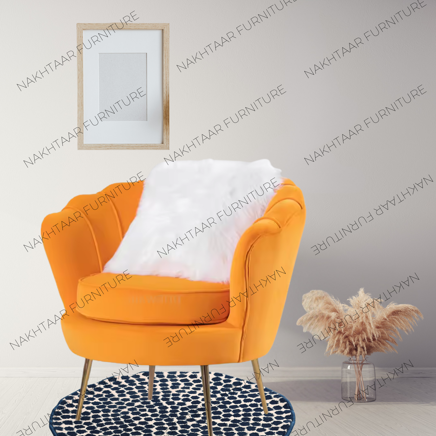 Chic Velvet Accent Chair