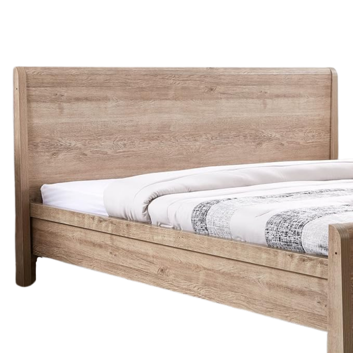 Modern Natural Wood Bed Frame