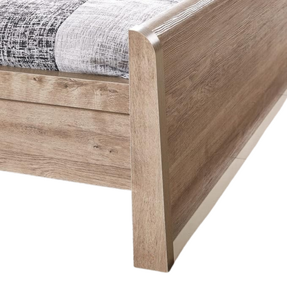 Modern Natural Wood Bed Frame