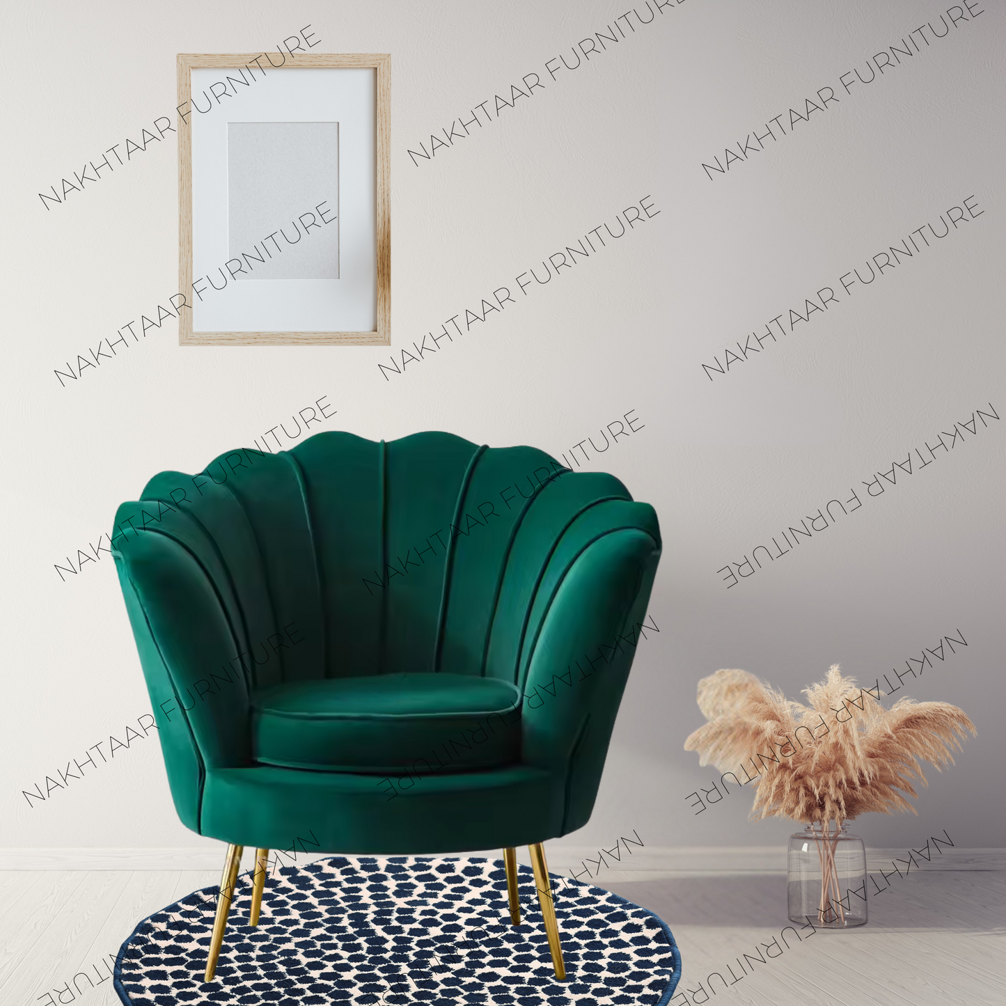 Chic Velvet Accent Chair