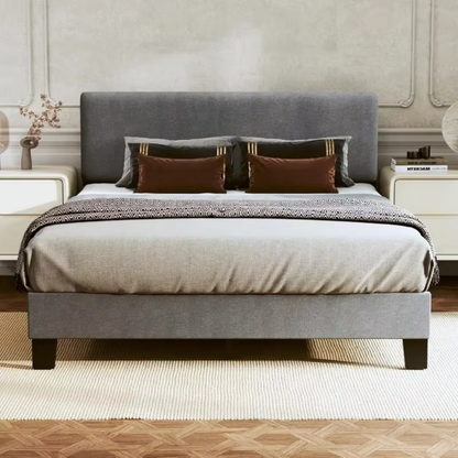 Elegant Upholstered King Bed