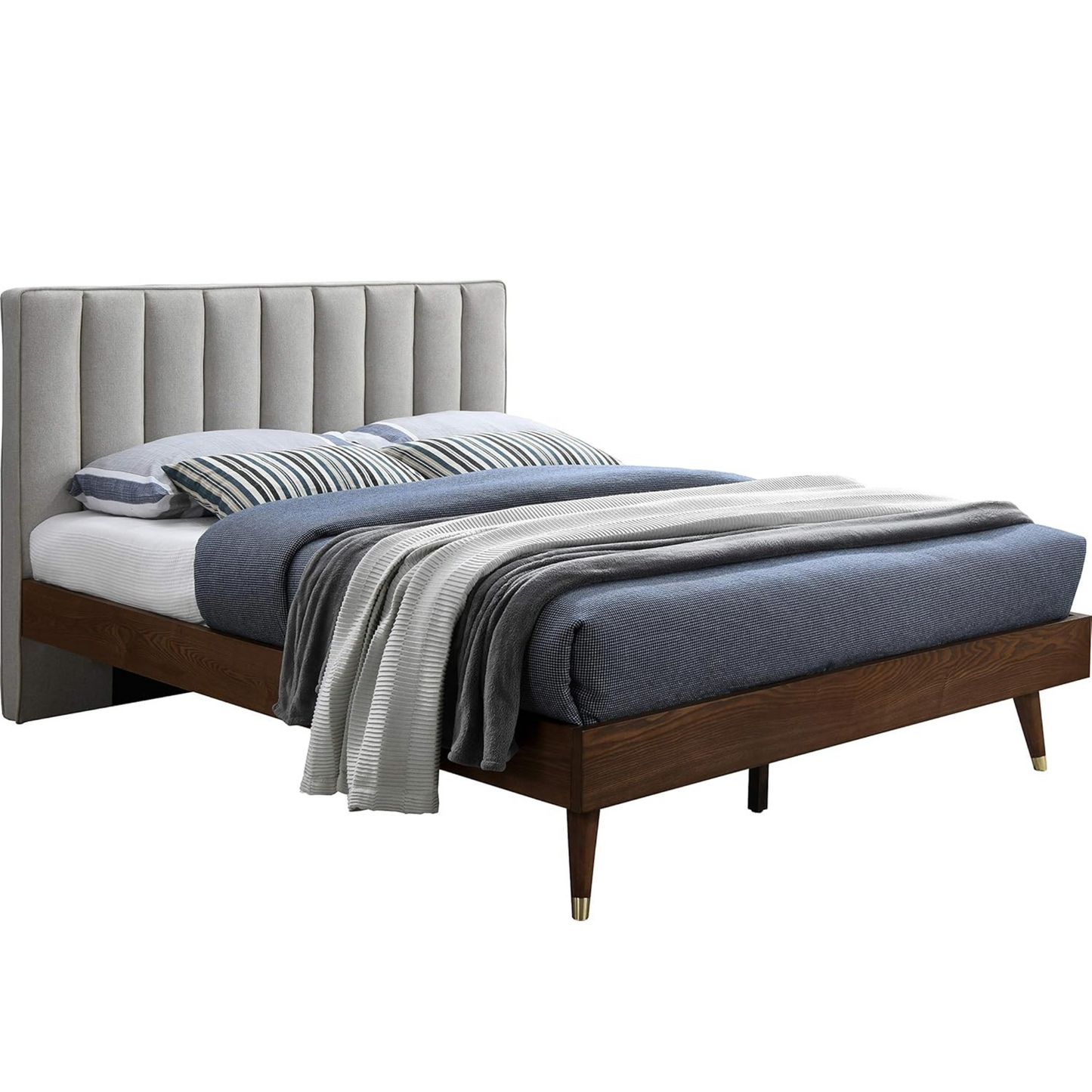 Contemporary Upholstered Bed Frame