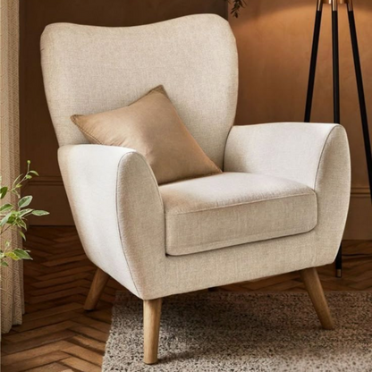 Retro Wingback Accent Chair