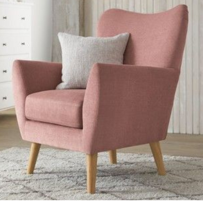 Retro Wingback Accent Chair