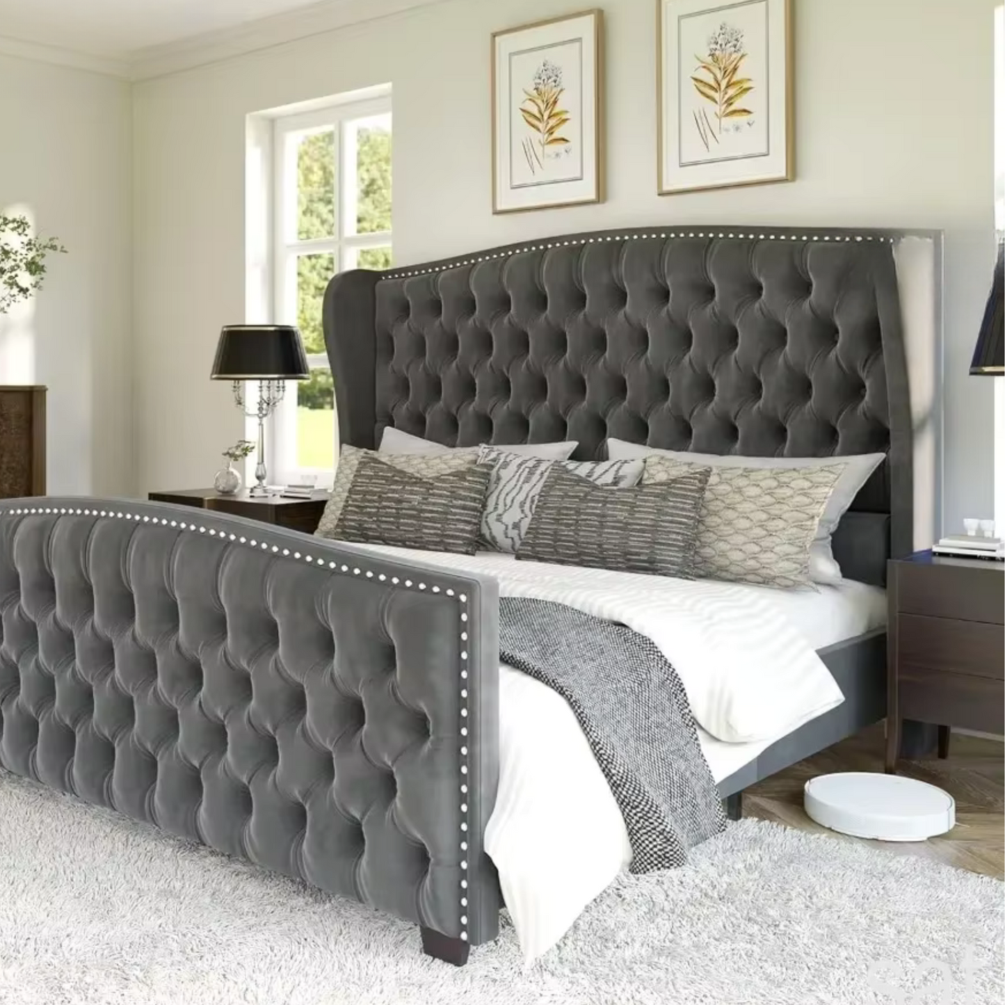 Luxurious Solid Wood Bed