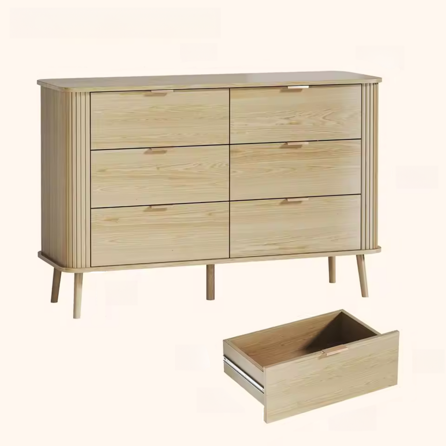 Stylish 6-Drawer Dresser