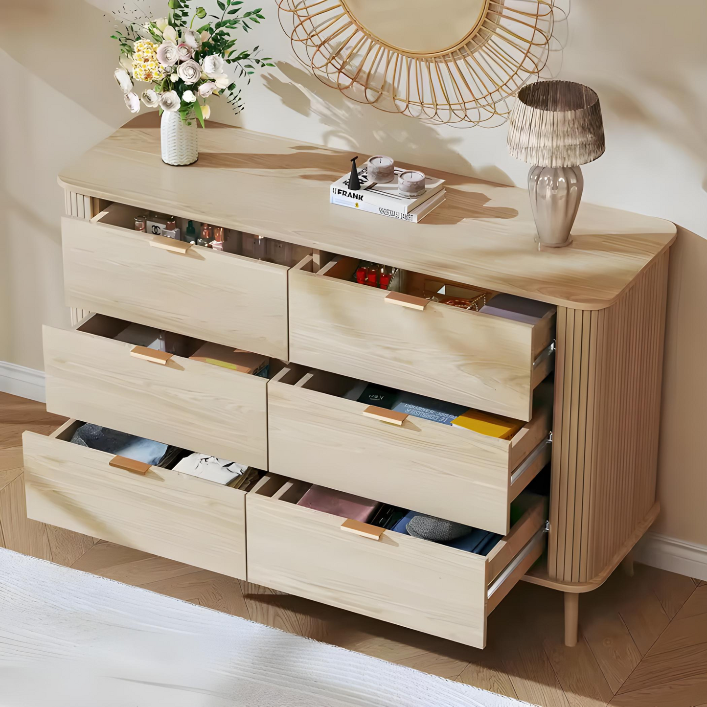 Stylish 6-Drawer Dresser